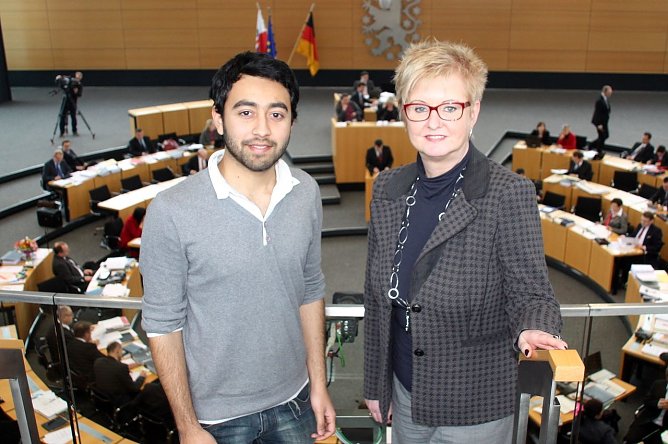 Schehsad Scheich, Evelin Groß (Foto: privat) Schehsad Scheich, Evelin Groß (Foto: privat)