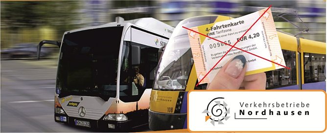 Nur noch die Neuen (Foto: Verkehrsbetriebe Nordhausen) Nur noch die Neuen (Foto: Verkehrsbetriebe Nordhausen)