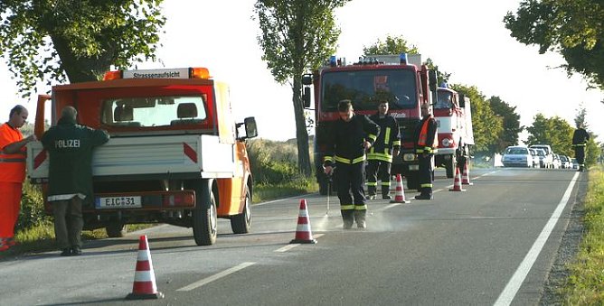 Unfall mit Schwerverletzten (Foto: nnz)