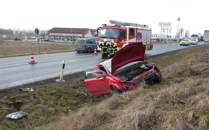 Unfall zwischen Bielen und Nordhausen (Foto: nnz)