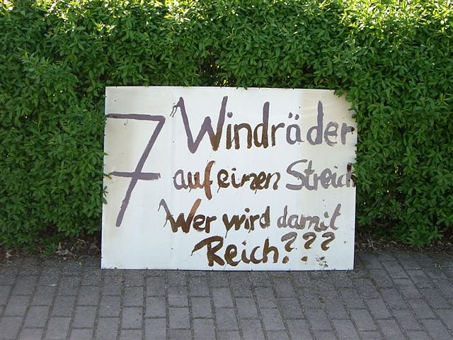 Protest (Foto: Leserfoto)