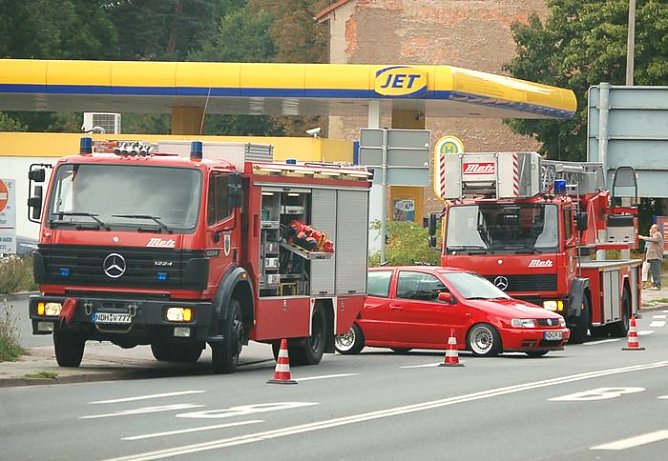 Brand in der Parkallee (Foto: H. Michel) Brand in der Parkallee (Foto: H. Michel)