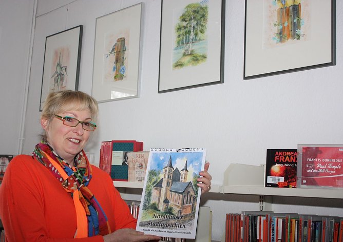 Die Künstlerin (Foto: I. Bergmann|Stadtverwaltung Nordhausen) Die Künstlerin (Foto: I. Bergmann|Stadtverwaltung Nordhausen)