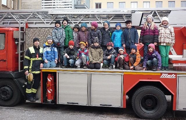 Besuch bei der Feuerwehr (Foto: privat)