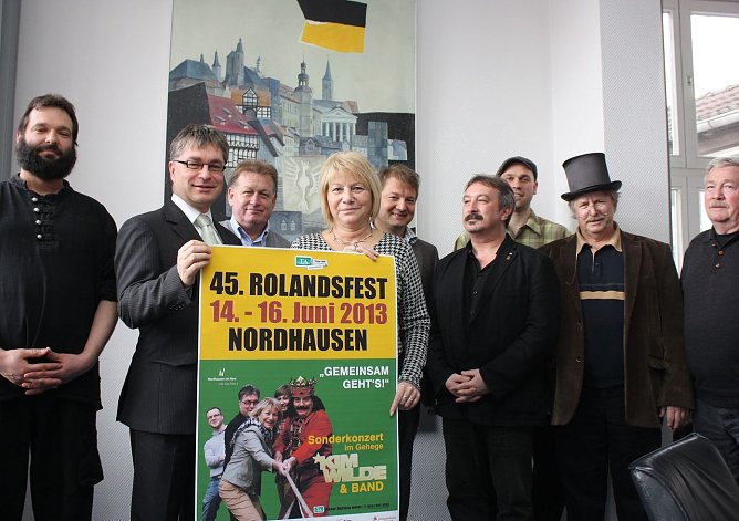 Alles klar für das Rolandsfest (Foto: Stadtverwaltung Nordhausen) Alles klar für das Rolandsfest (Foto: Stadtverwaltung Nordhausen)