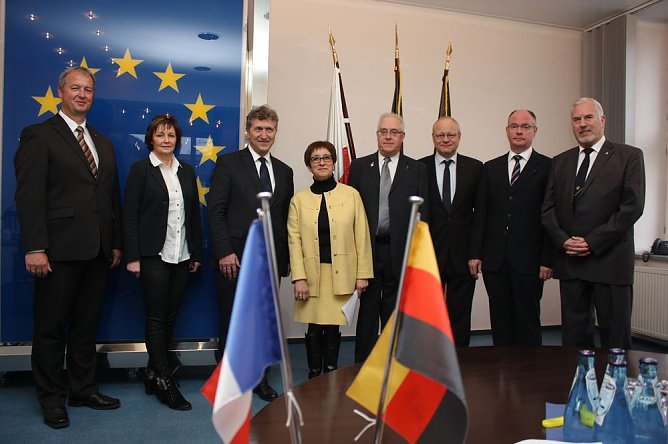 "L&ouml;wen" empfangen (Foto: P. Grabe|Stadtverwaltung Nordhausen)