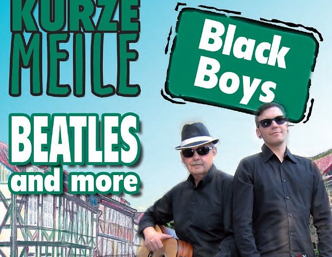 Black Boys in der kurzen Meile in Nordhausen (Foto: Veranstalter) Black Boys in der kurzen Meile in Nordhausen (Foto: Veranstalter)