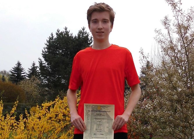 Bester seiner Altersklasse (Foto: privat)