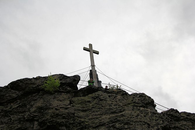Besuch bei den Gegensteinen (Foto: Peter Blei)