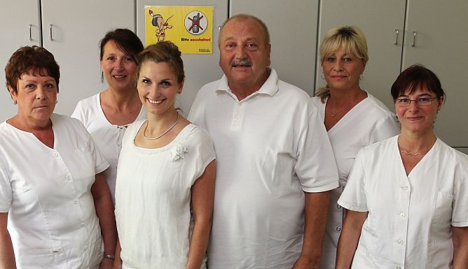 Das Team der Praxis (Foto: nnz)