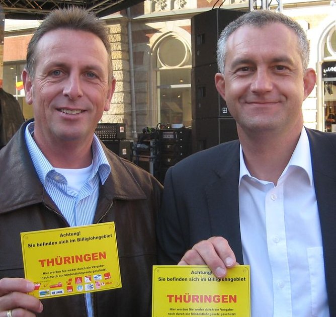 Wieninger (links), Lemme (Foto: DGB) Wieninger (links), Lemme (Foto: DGB)