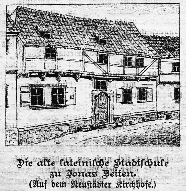 Alte Lateinschule, die Jonas besuchte (Foto: Archiv Kneffel) Alte Lateinschule, die Jonas besuchte (Foto: Archiv Kneffel)