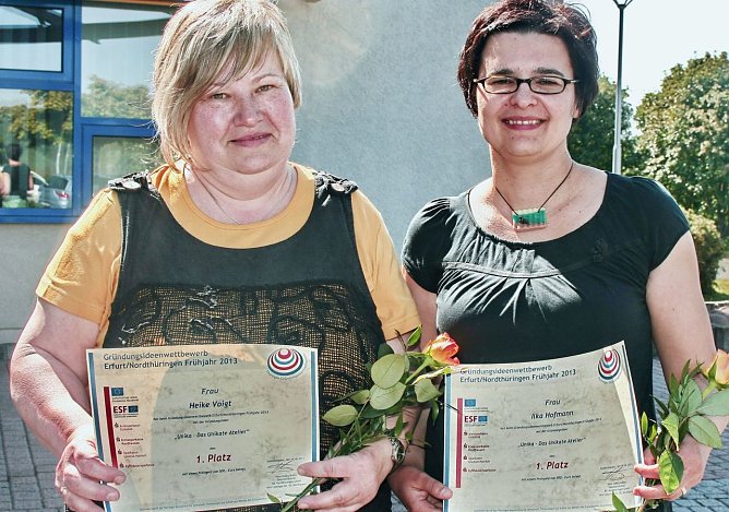 Die beiden Siegerinnen (Foto: BIC Nordthüringen) Die beiden Siegerinnen (Foto: BIC Nordthüringen)