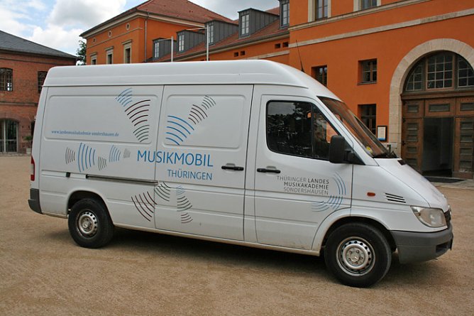 MusikMobil beim Rolandsfest (Foto: Th&uuml;ringer Landesmusikakademie)