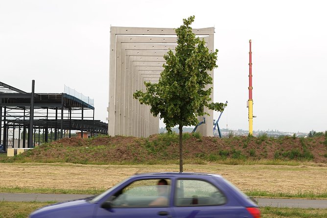 Baufortschritt an der Darre (Foto: nnz)