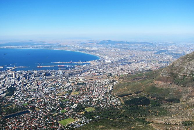 BLick auf Kapstadt (Foto: Genske)
