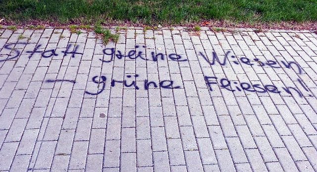 Entdeckter Spruch (Foto: H. Buntfuß) Entdeckter Spruch (Foto: H. Buntfuß)