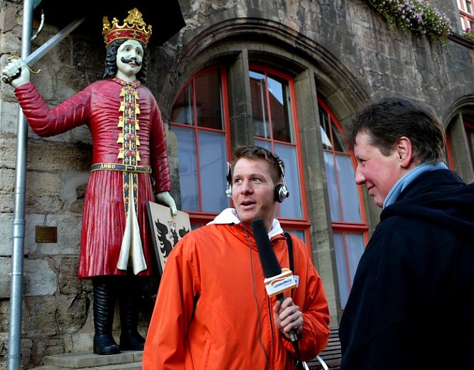 Begr&uuml;&szlig;ung in Nordhausen (Foto: nnz)