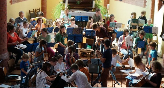 Aufgespielt - junge Musiker im Südharz (Foto: Gregor Heimrich) Aufgespielt - junge Musiker im Südharz (Foto: Gregor Heimrich)