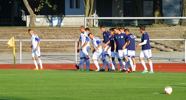 Warmmachen in M&uuml;hlhausen (Foto: Bernd Peter)
