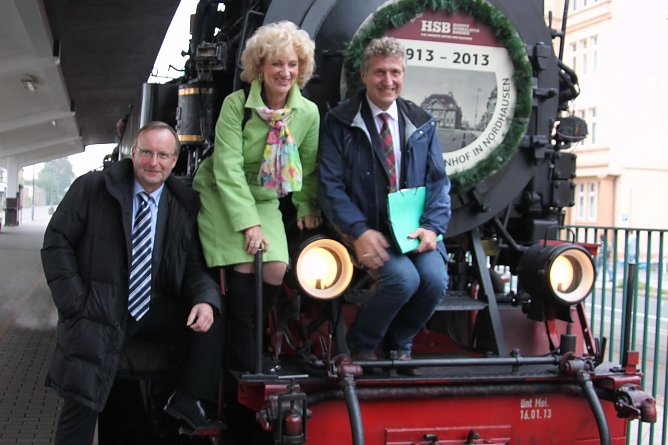 Unter Dampf (Foto: Landratsamt Nordhausen) Unter Dampf (Foto: Landratsamt Nordhausen)