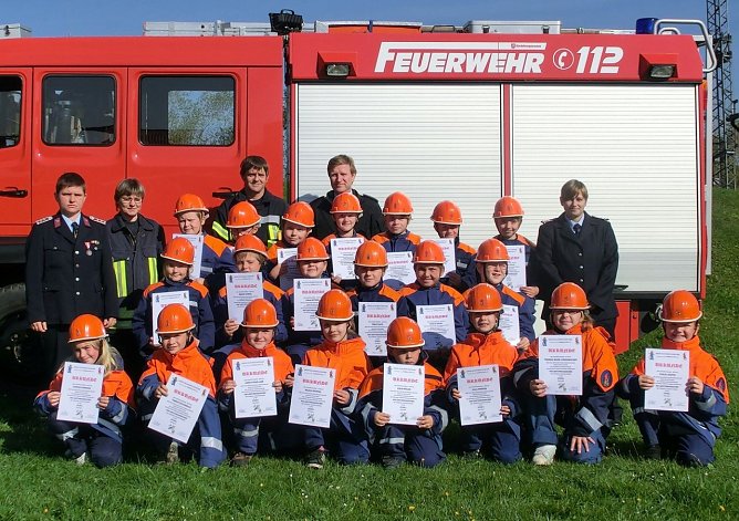 Leistungsabzeichen abgenommen (Foto: privat)