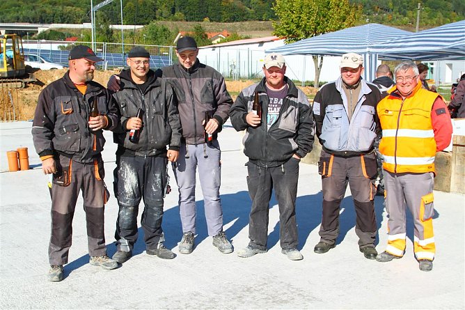 Grundstein gelegt (Foto: Bernd Peter)