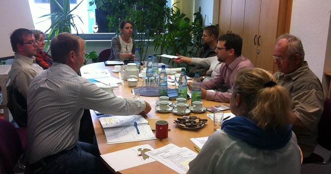 Besucher leiten (Foto: privat) Besucher leiten (Foto: privat)