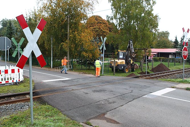 Bauarbeiten haben begonnen (Foto: nnz)