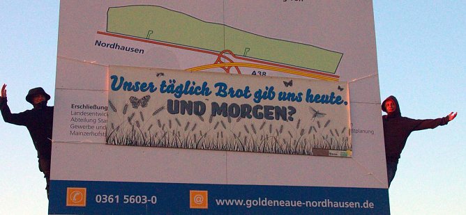 Aktion zum ersten Jahrestag (Foto: privat) Aktion zum ersten Jahrestag (Foto: privat)