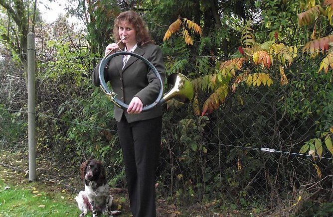 Bei Hubertus-Messe mit dabei (Foto: Kurt Frank)