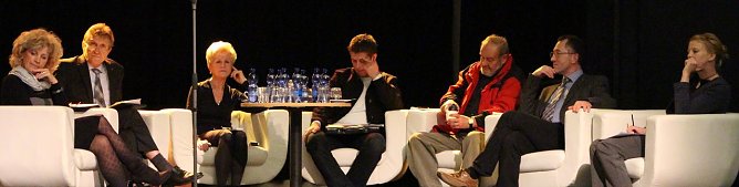 Blick auf das Podium (Foto: nnz)