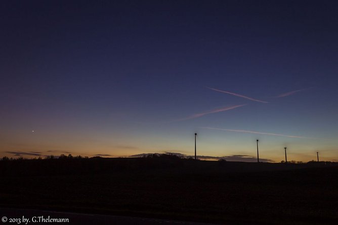 Gestern Abend bei Neuhof (Foto: G. Thelemann) Gestern Abend bei Neuhof (Foto: G. Thelemann)