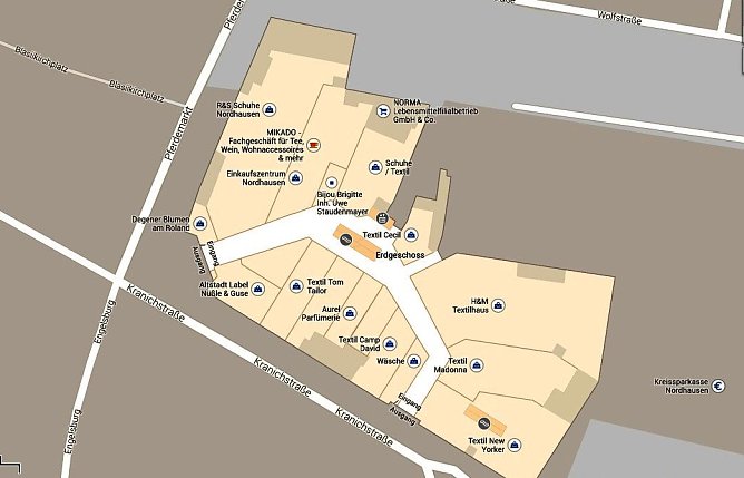 Erdgeschoss Pferdemarkt (Foto: Google Maps)