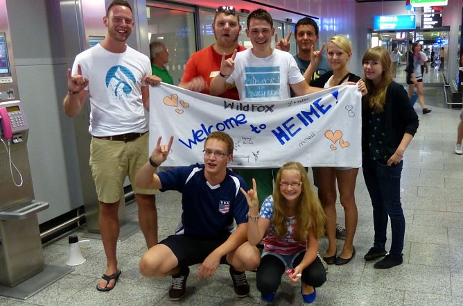 An kunft am Frankfurter Flughafen (Foto: R. K&ouml;cher)