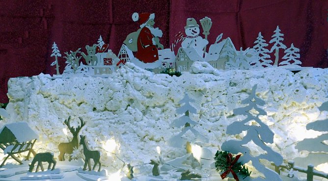 Miniatur-Weihnachtslandschaft (Foto: privat)