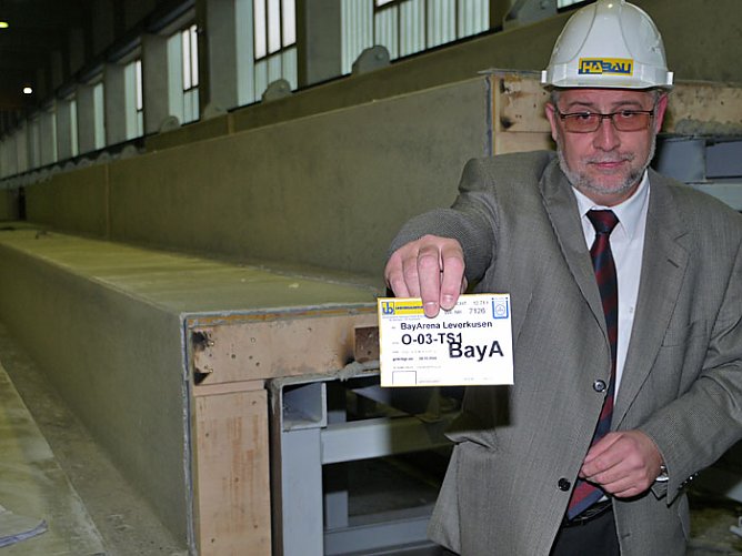 Stufen f&uuml;r Fussballfans (Foto: NUV)