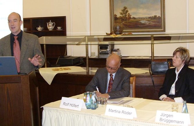 Diskutiert (Foto: nnz)