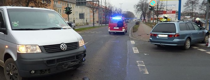 Unfall am Taschenberg (Foto: nnz)