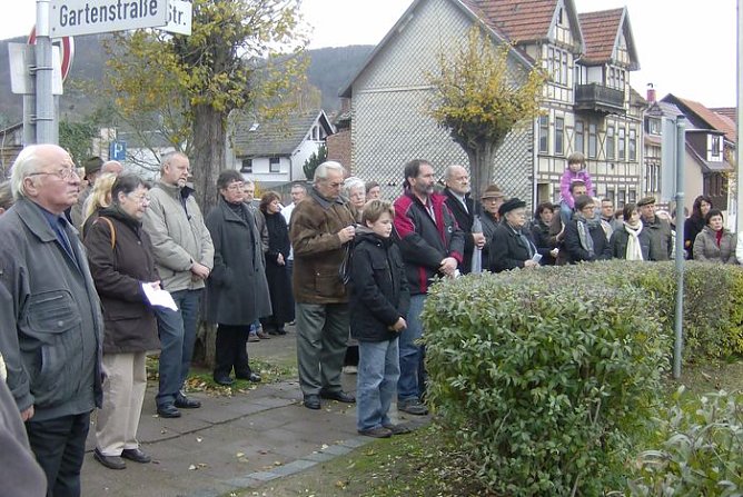 Gedenken in Bleicherode (Foto: Stadtverwaltung Bleicherode)