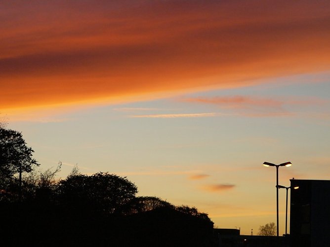 Abendrot (Foto: Mayer)
