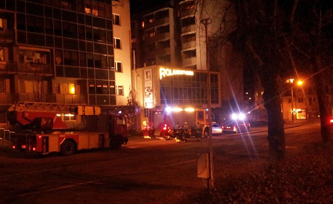 Einsatz am Abend (Foto: Peter Blei)