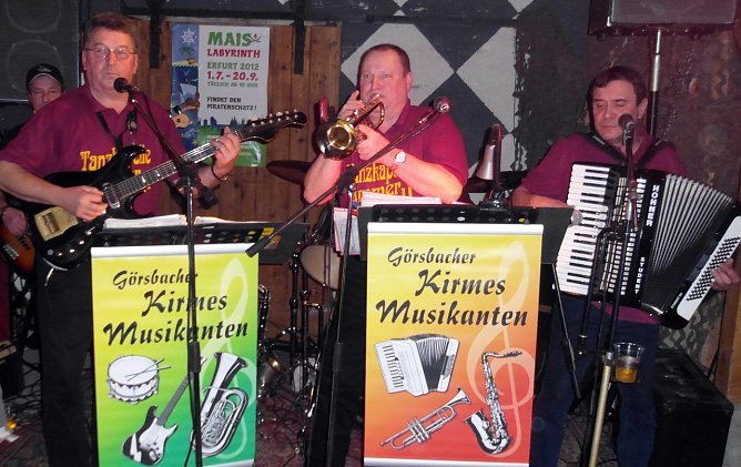Sorgen f&uuml;r Stimmung - die G&ouml;rsbacher Kirmes Musikanten (Foto: privat)