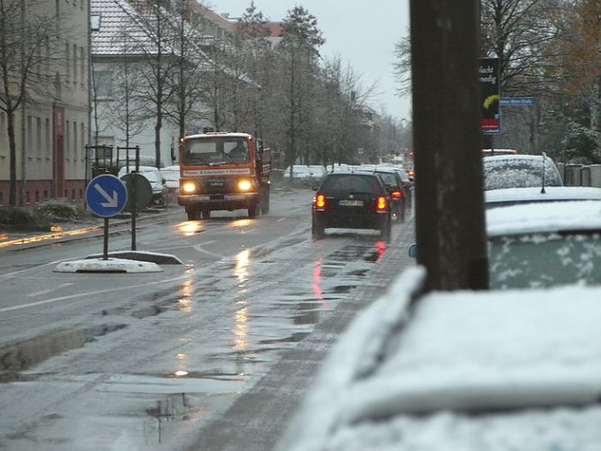 Der erste Schnee (Foto: nnz)