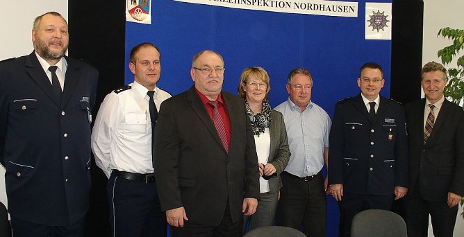 Politiker treffen Polizisten (Foto: privat) Politiker treffen Polizisten (Foto: privat)