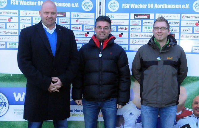 Präsident mit Sponsor (Foto: Lars Koch) Präsident mit Sponsor (Foto: Lars Koch)