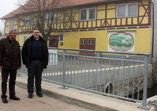 Br&uuml;cke &uuml;bergeben (Foto: I. Bergmann|Stadtverwaltung Nordhausen)