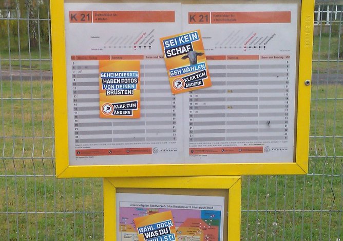 Falscher Platz (Foto: privat) Falscher Platz (Foto: privat)