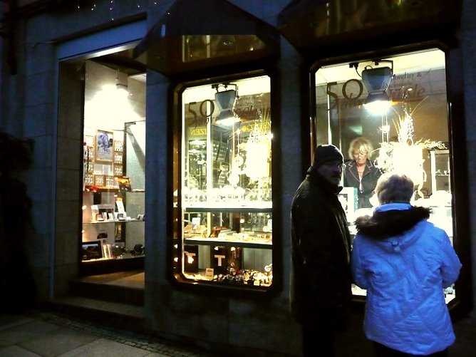 Hatte ge&ouml;ffnet: Juwelier N&uuml;&szlig;le (Foto: nnz)