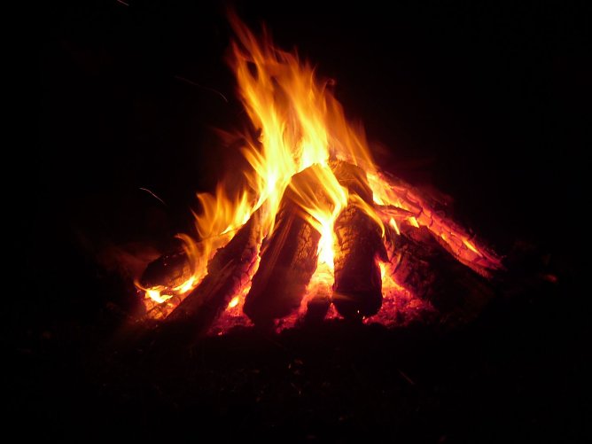 JUH Osterfeuer (Foto: Johanniter Unfall Hilfe Nordhausen)